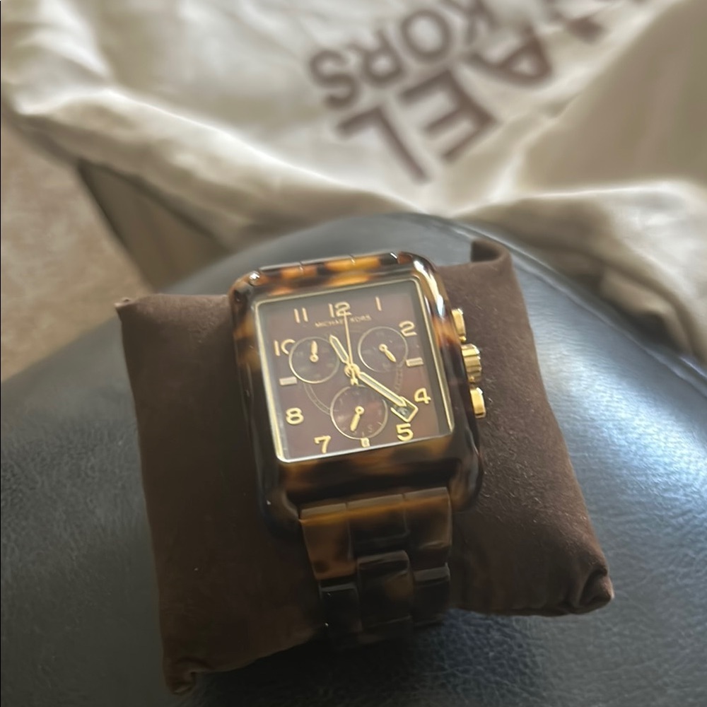 Michael Kors Tortoise Shell Watch
